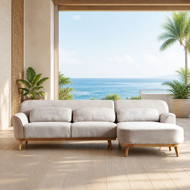 Solid Wood Sectional