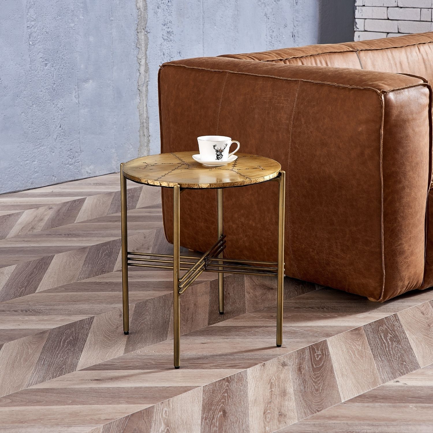 Crosshatch Table Coffee Table Foundry