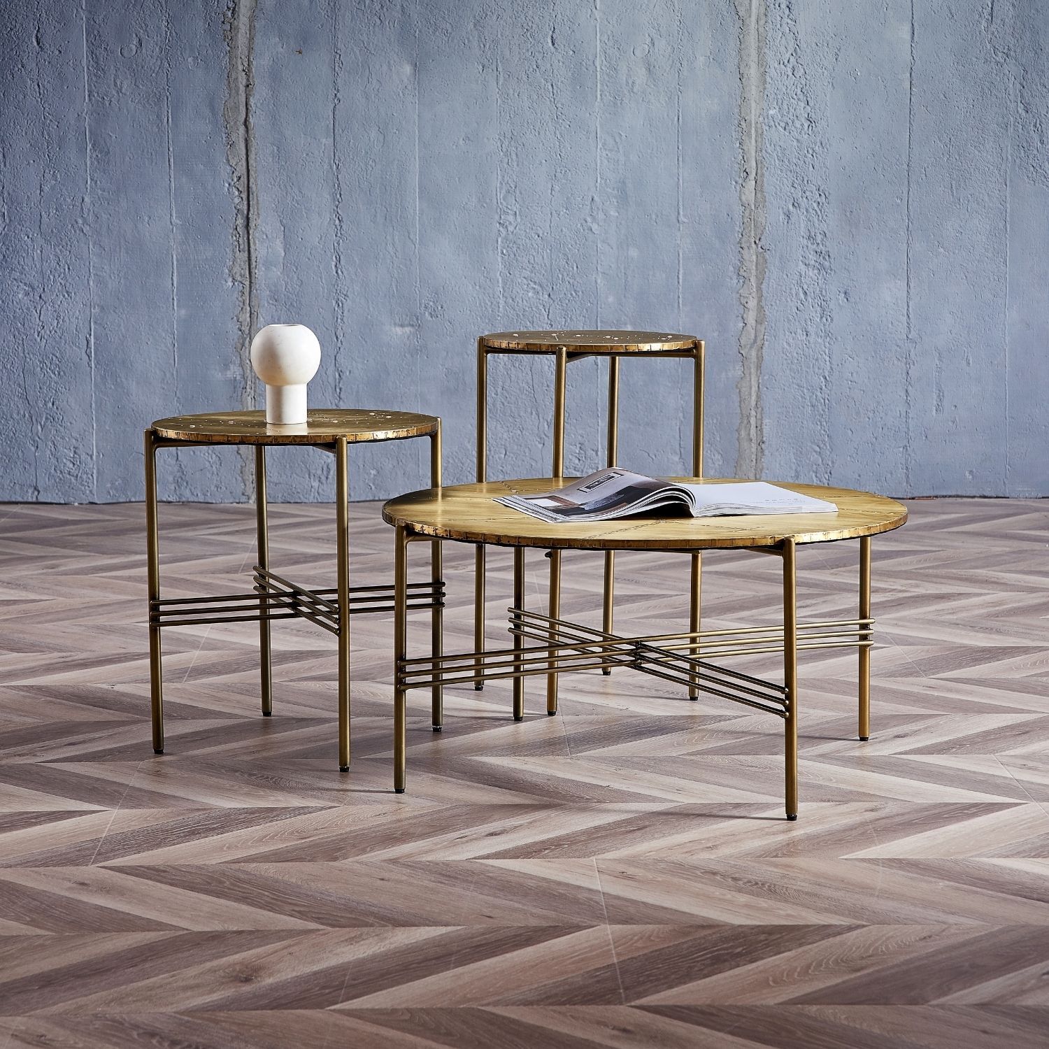 Crosshatch Table Coffee Table Foundry