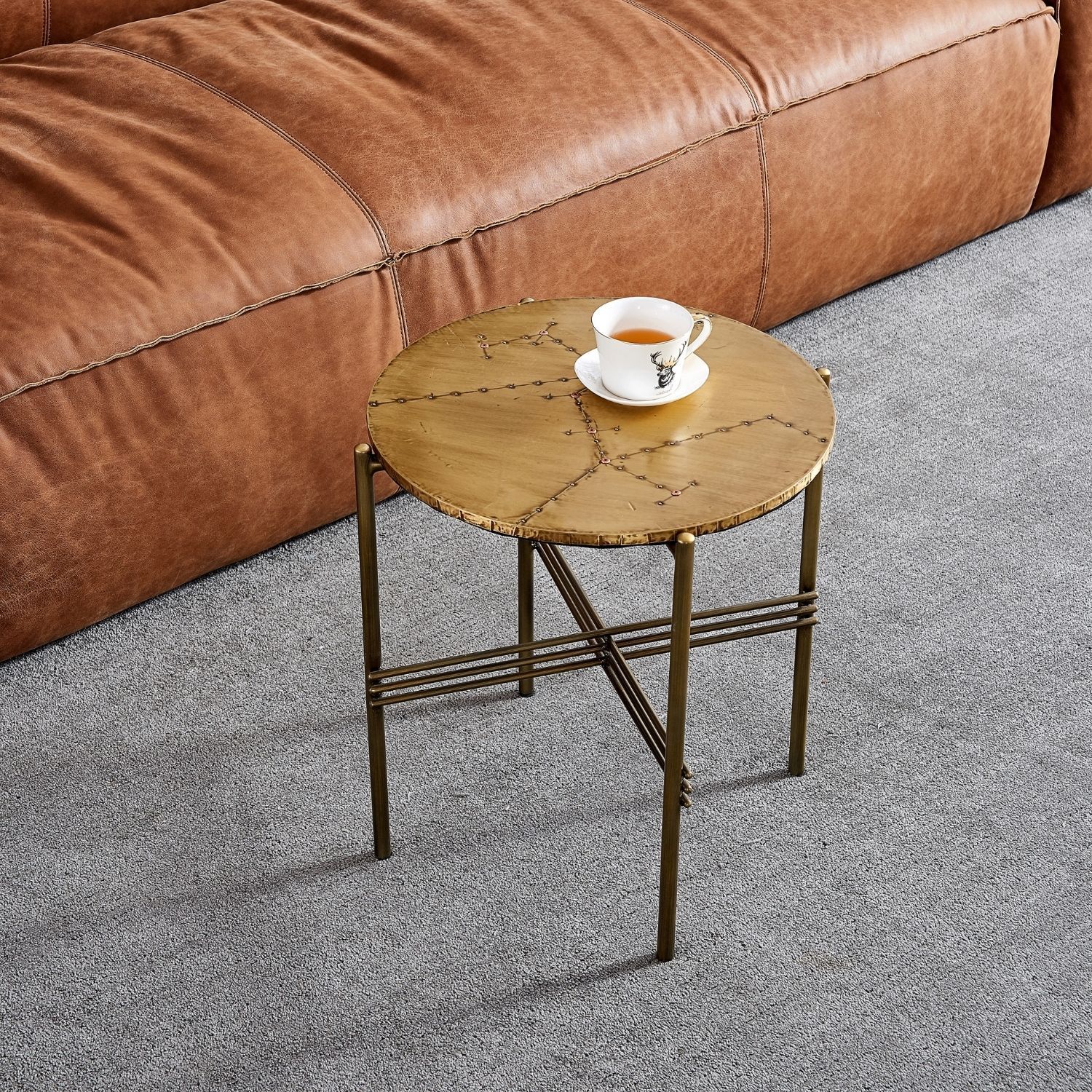Crosshatch Table Coffee Table Foundry