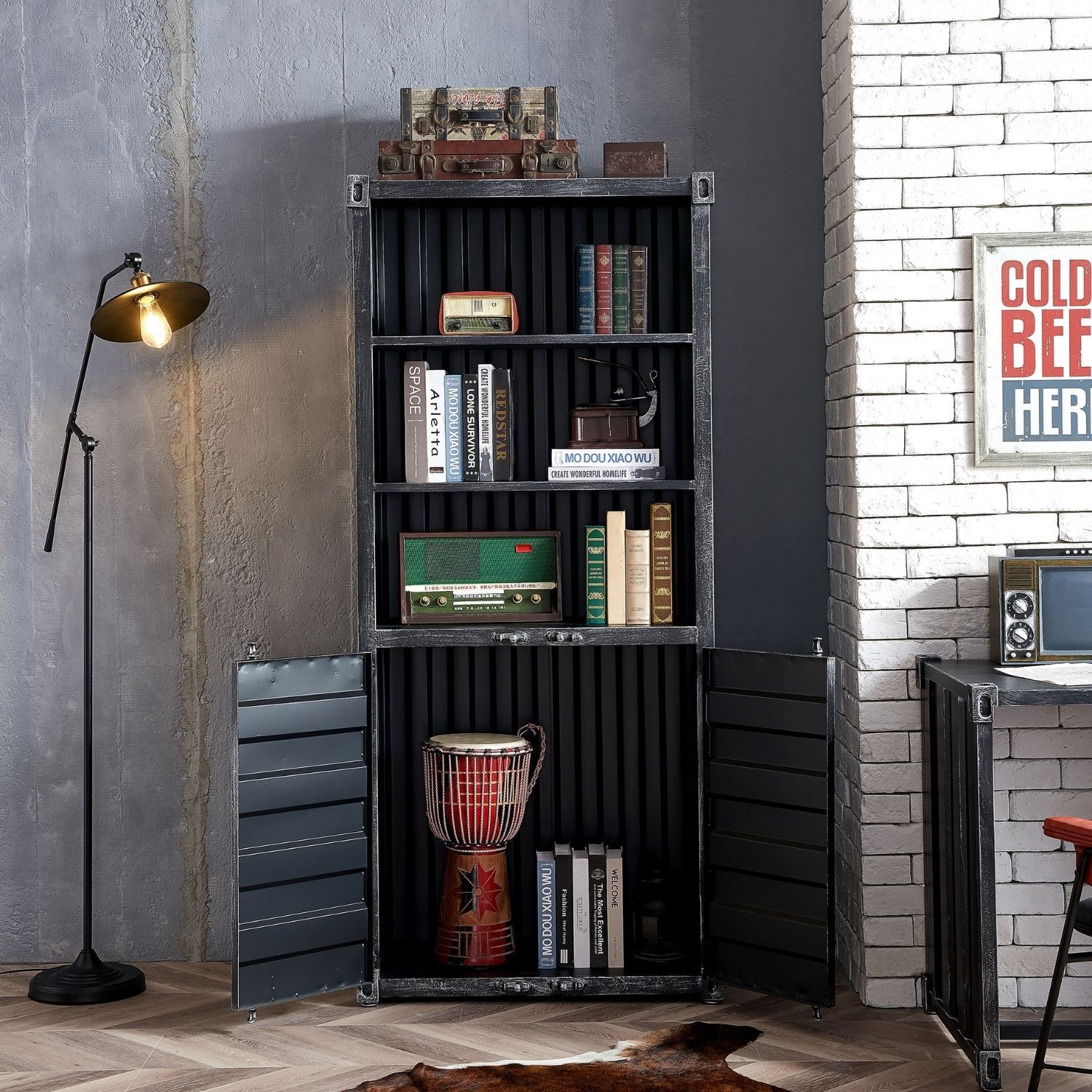 Hargrave Bookcase Storage Foundry