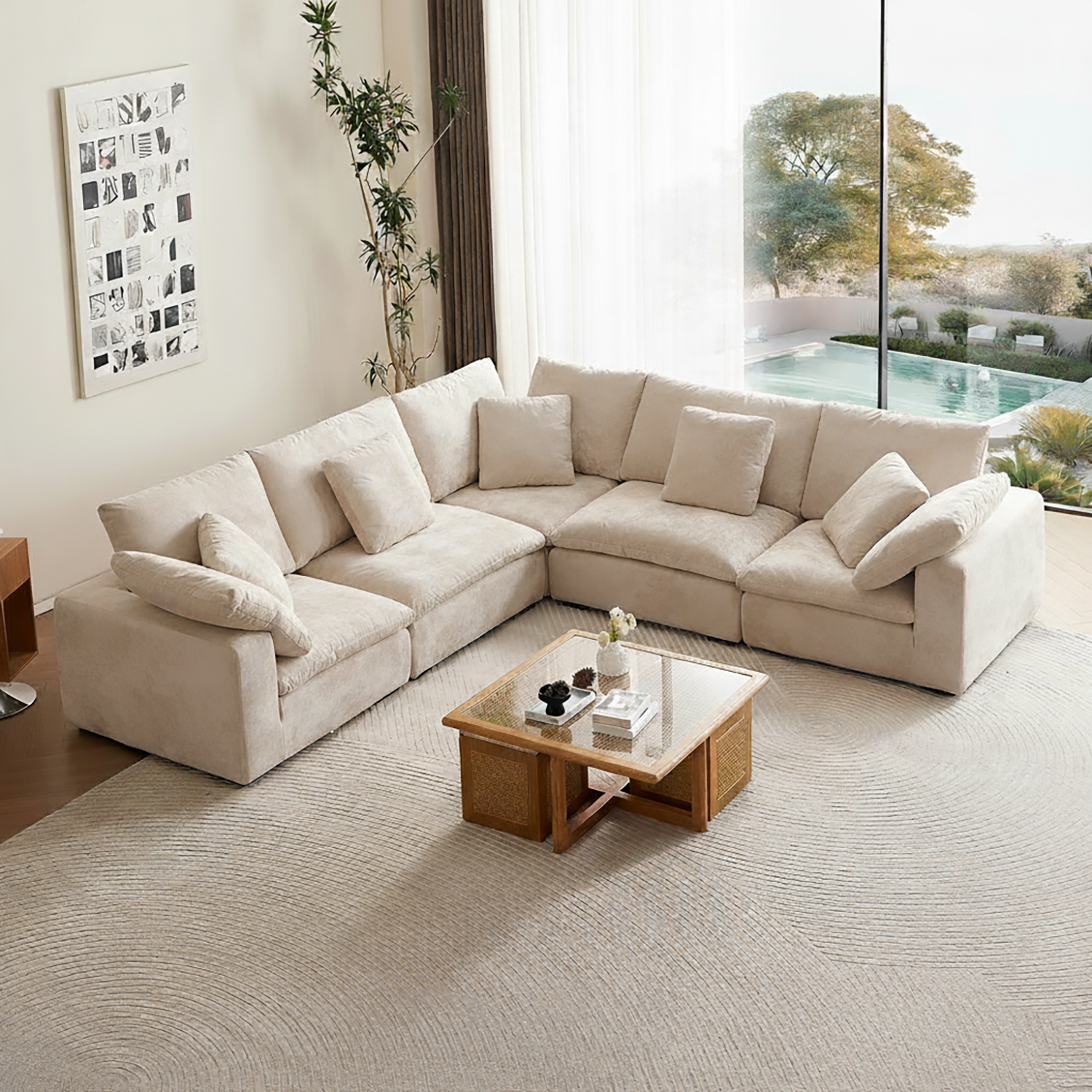 Malibu Cloud L Sectional