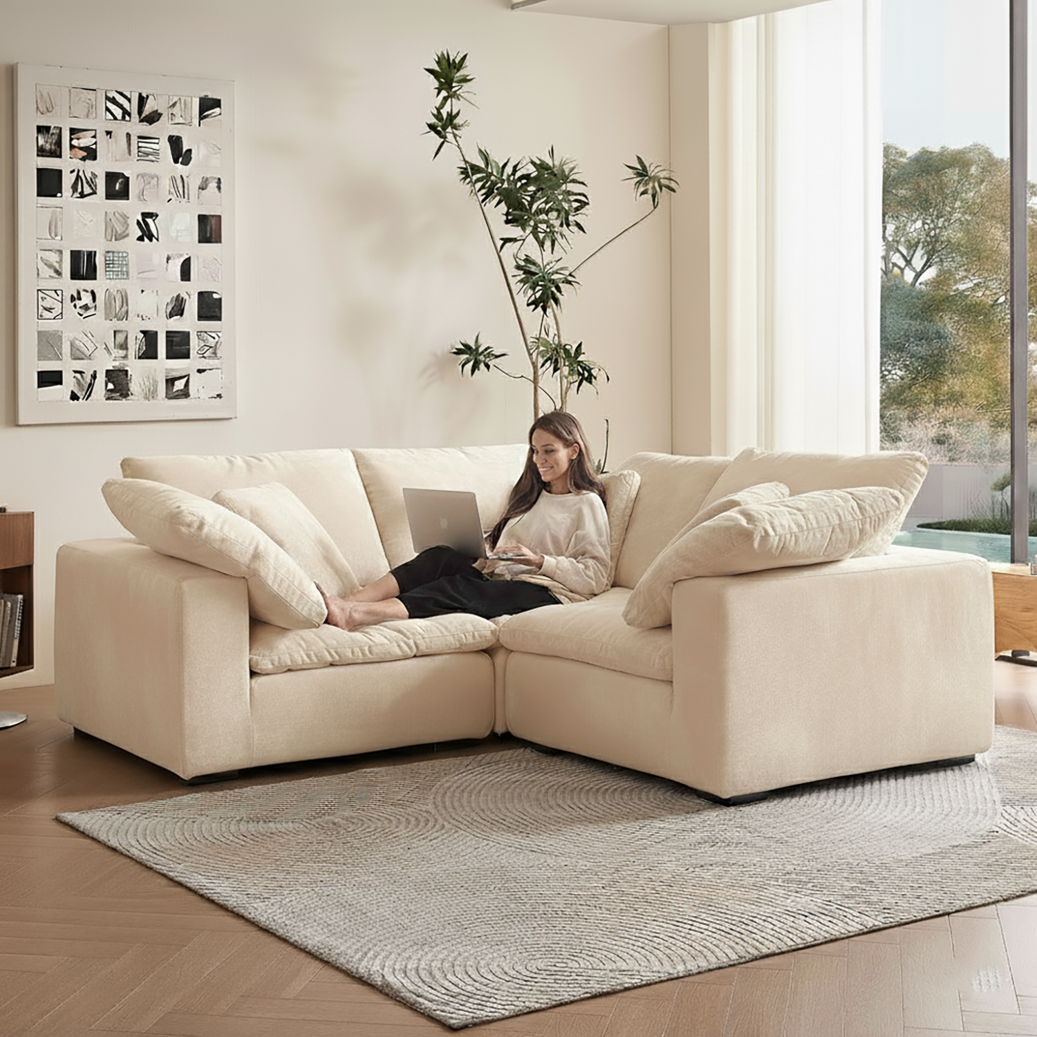Malibu Cloud L Sectional