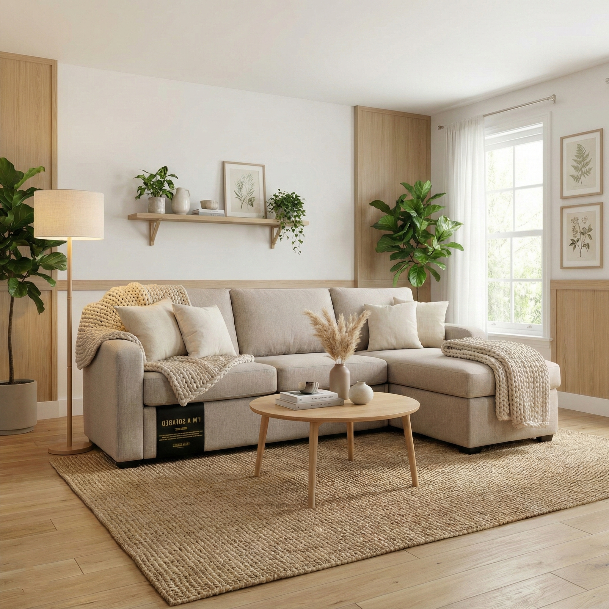 Helena Sectional with Queen Bed and Storage