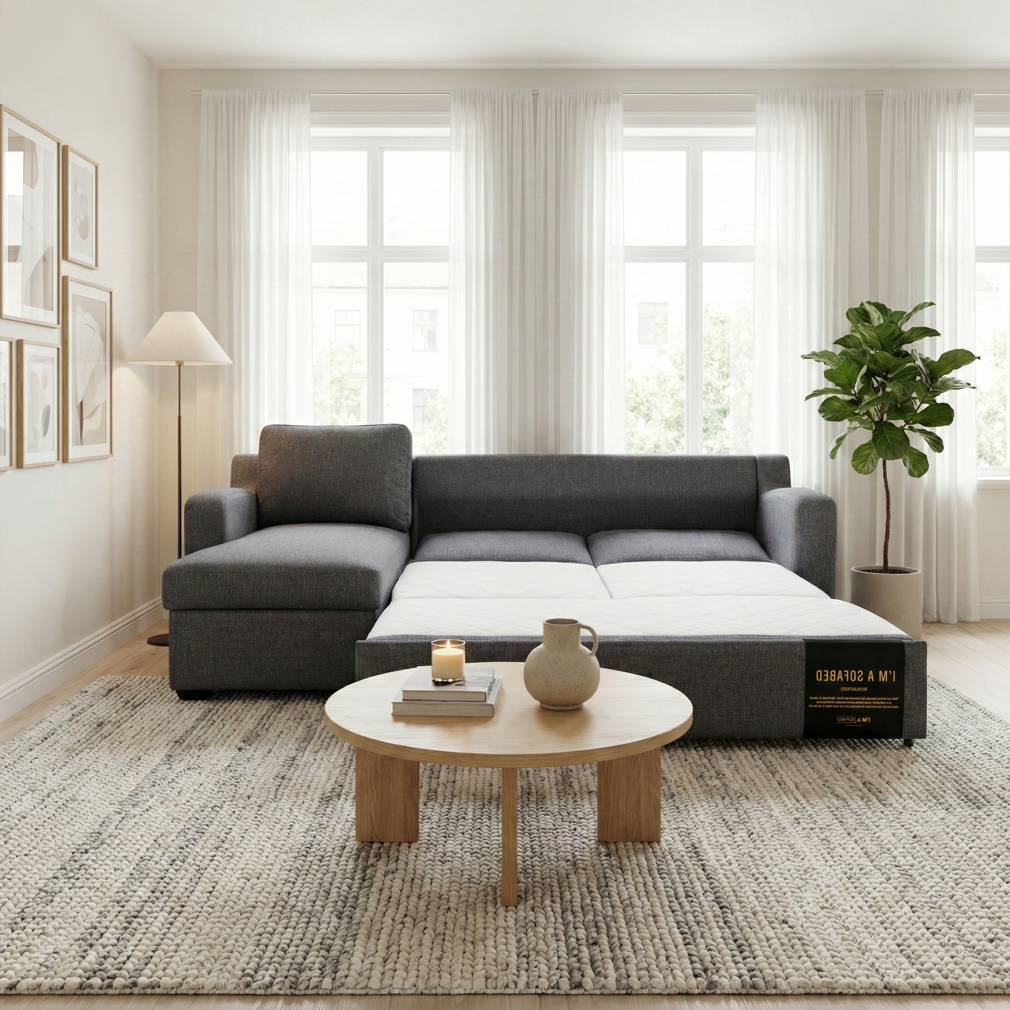 Helena Sectional with Queen Bed and Storage