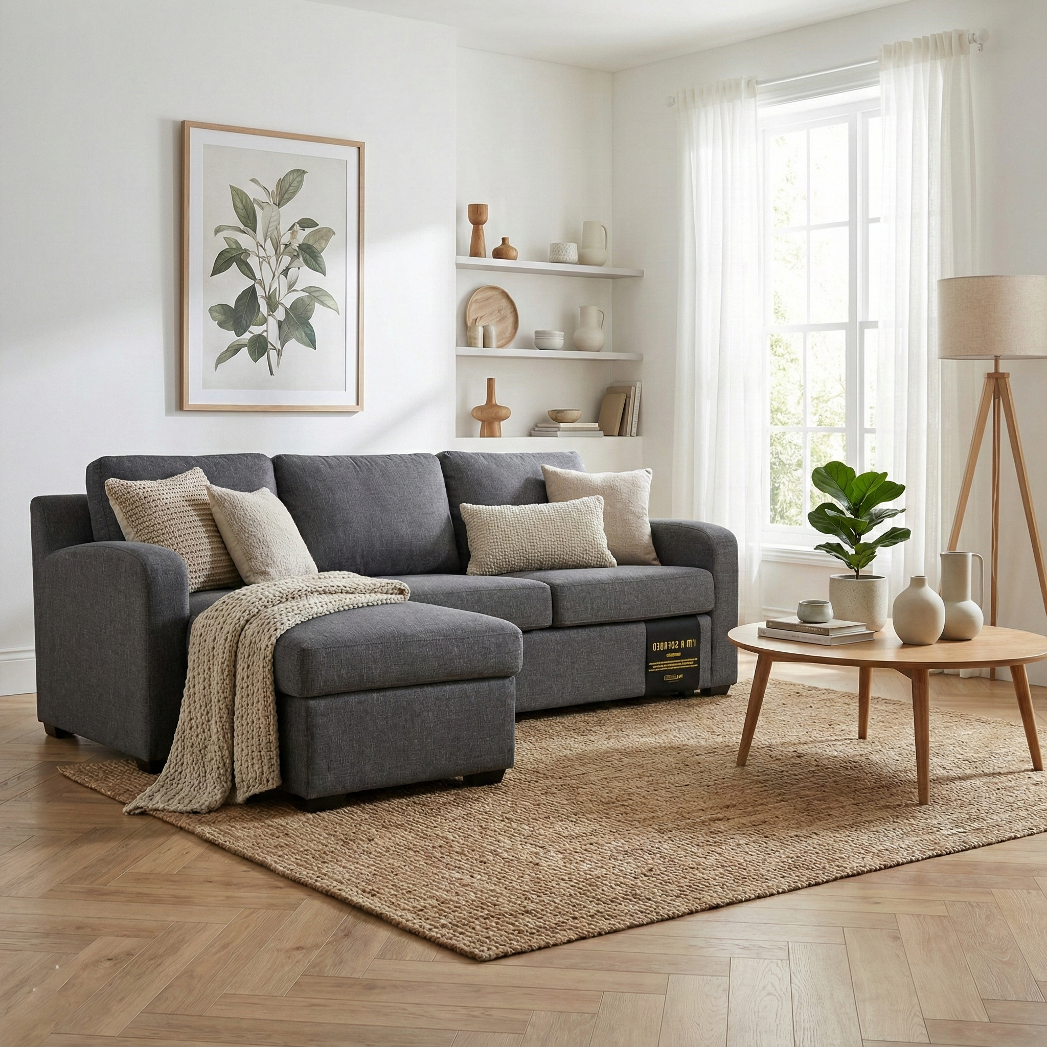 Helena Sectional with Queen Bed and Storage