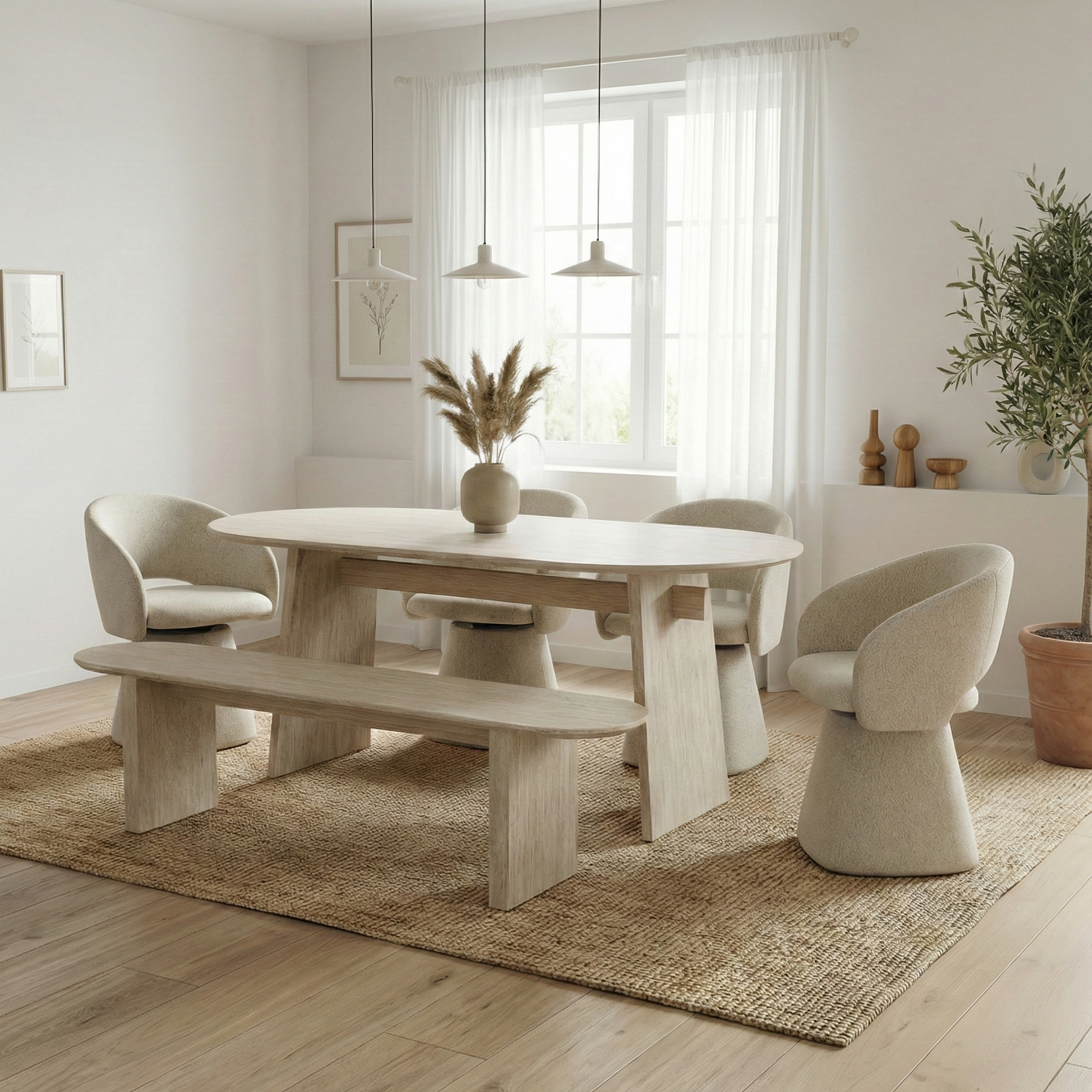 Hoku Swivel Dining Chair