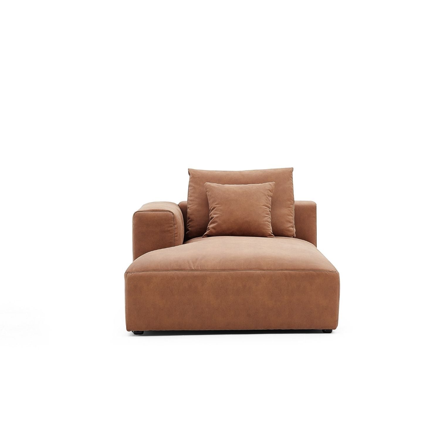 The 5th Chase Sofa Foundry Camel Facing Left