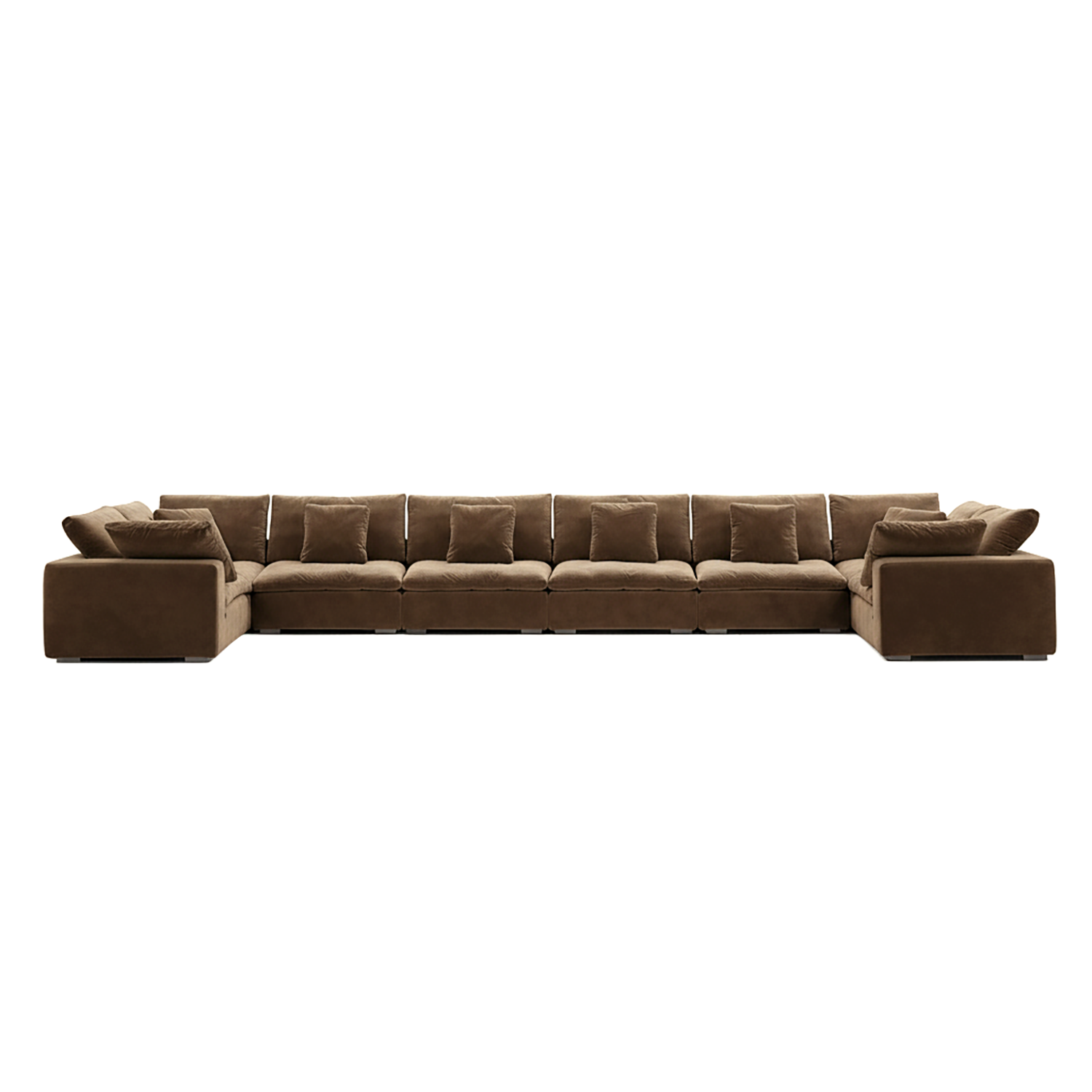 Malibu Cloud U Closed Sectional