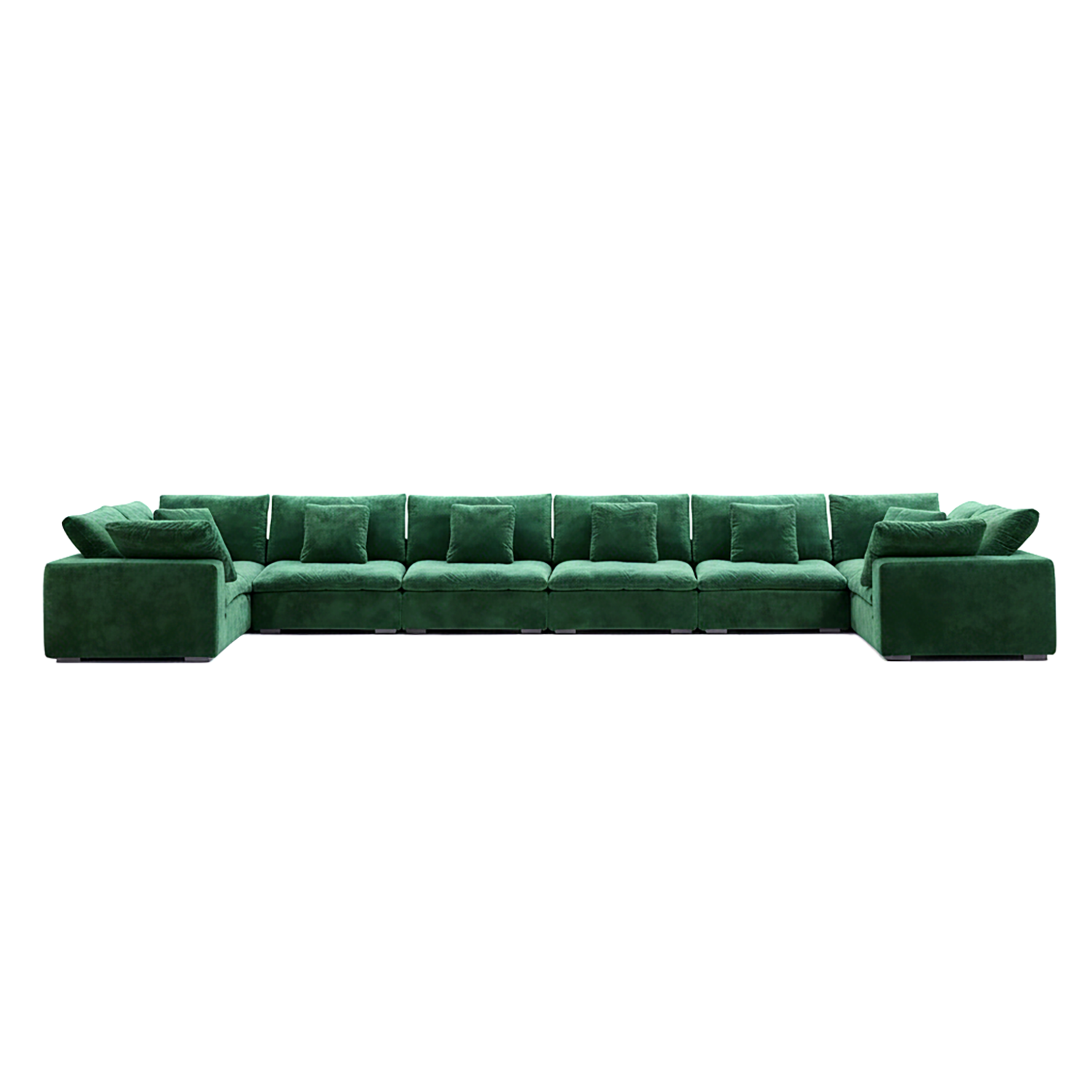 Malibu Cloud U Closed Sectional