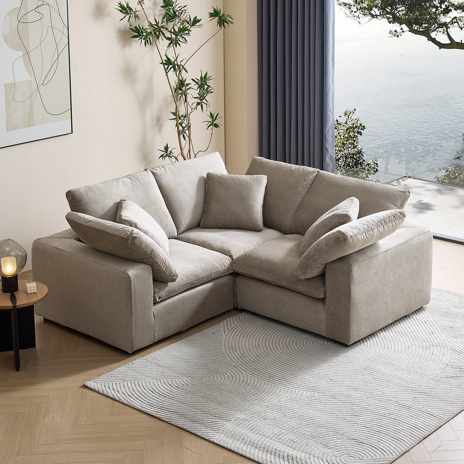 Malibu Cloud L Sectional