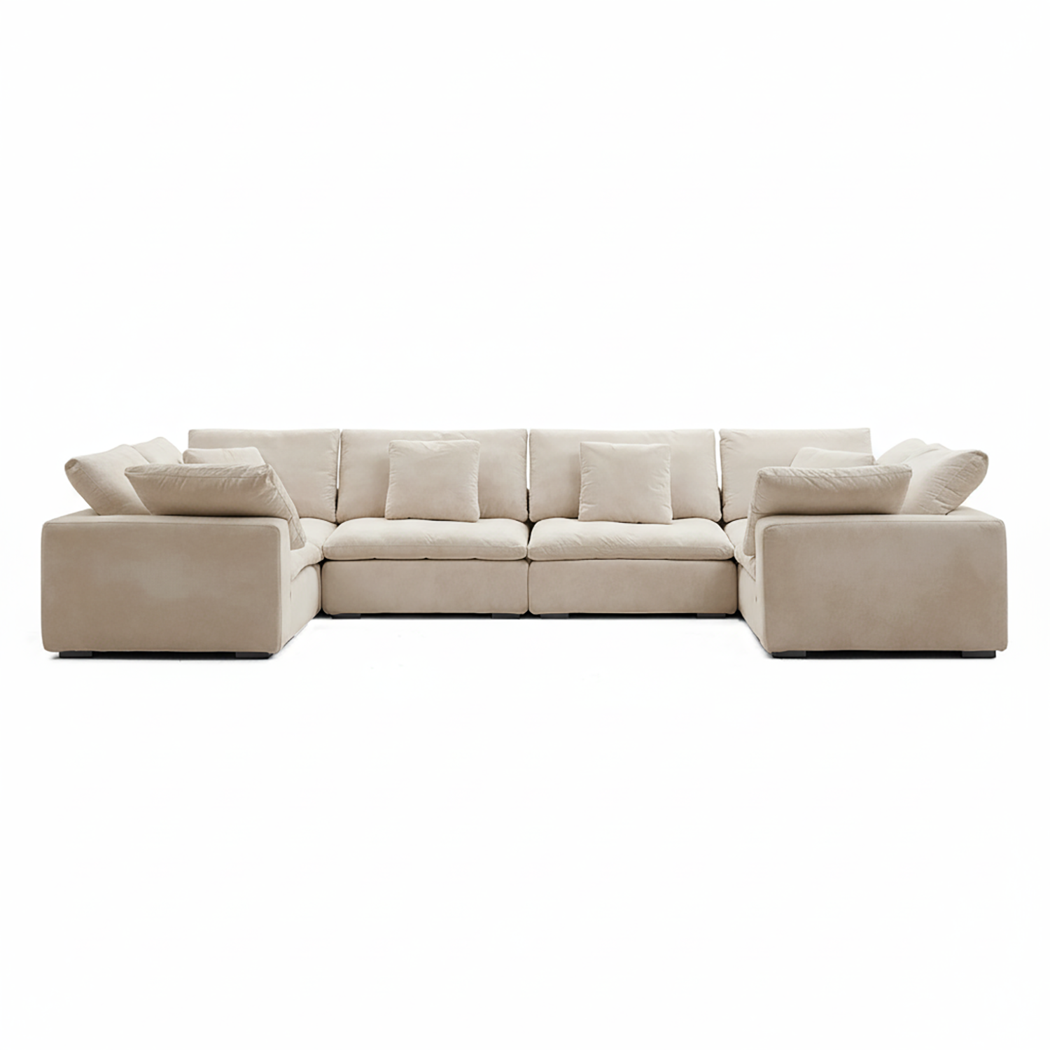 Malibu Cloud U Closed Sectional
