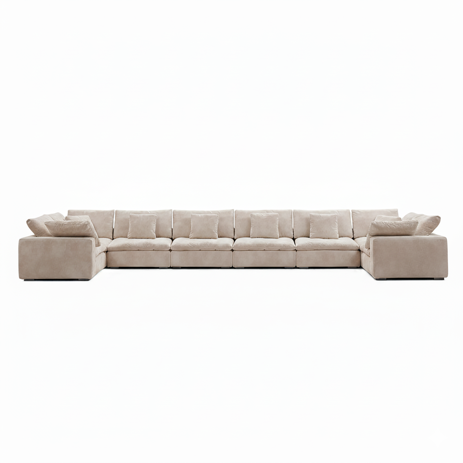 Malibu Cloud U Closed Sectional