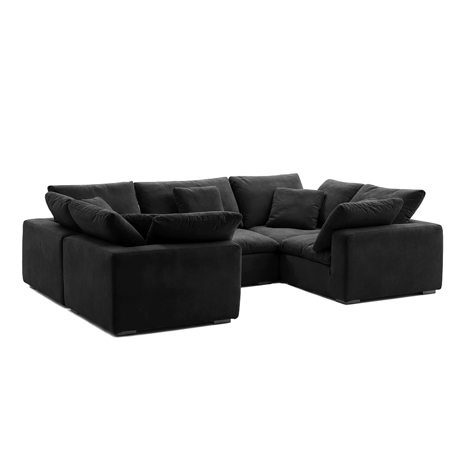 Malibu Cloud U Closed Sectional