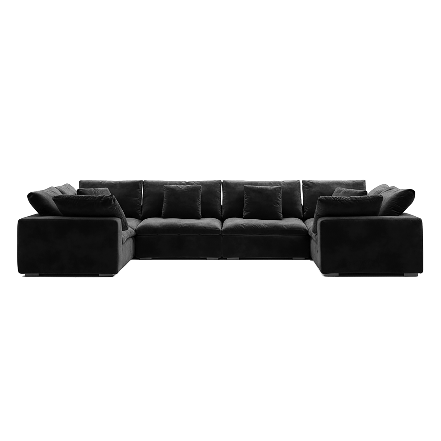 Malibu Cloud U Closed Sectional