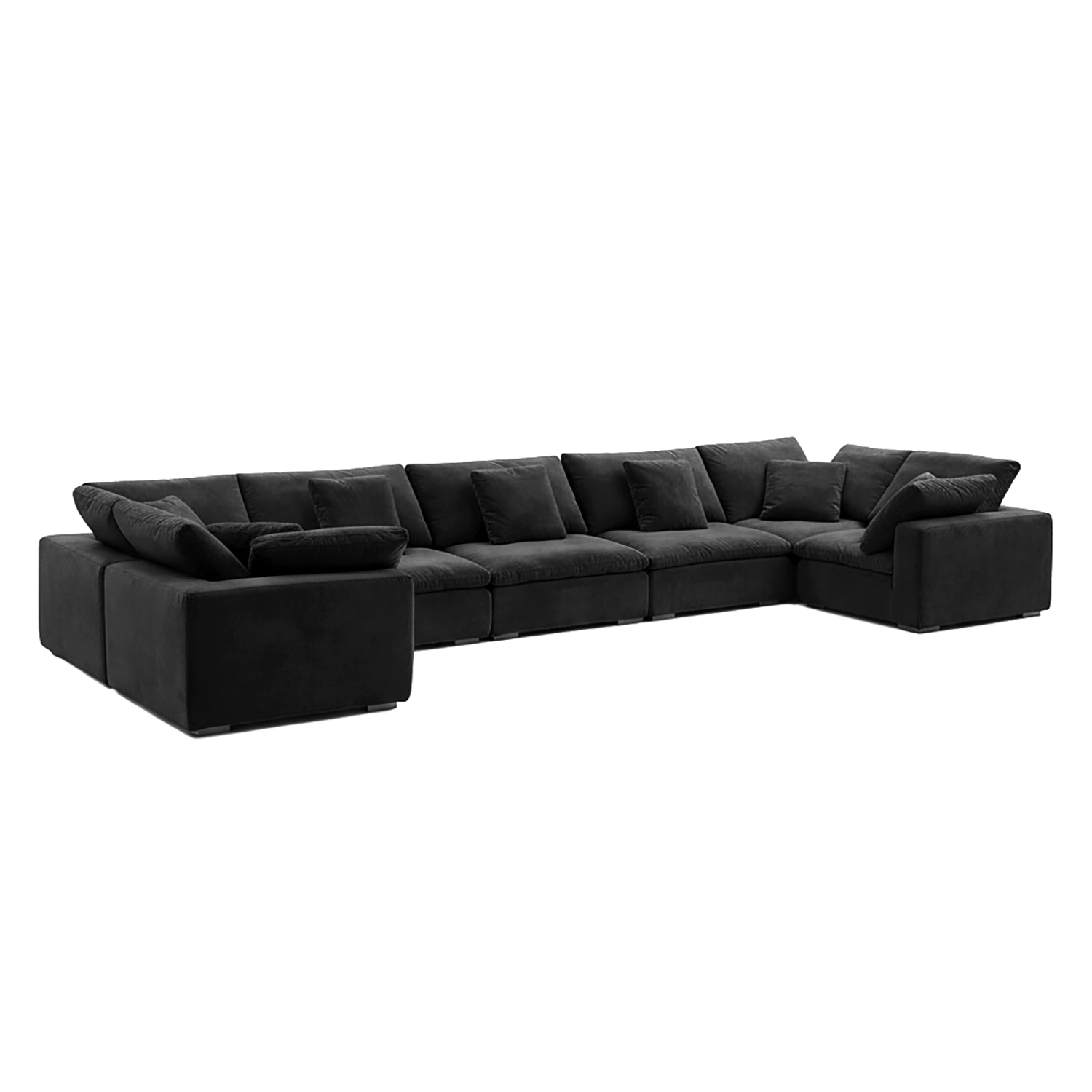 Malibu Cloud U Closed Sectional