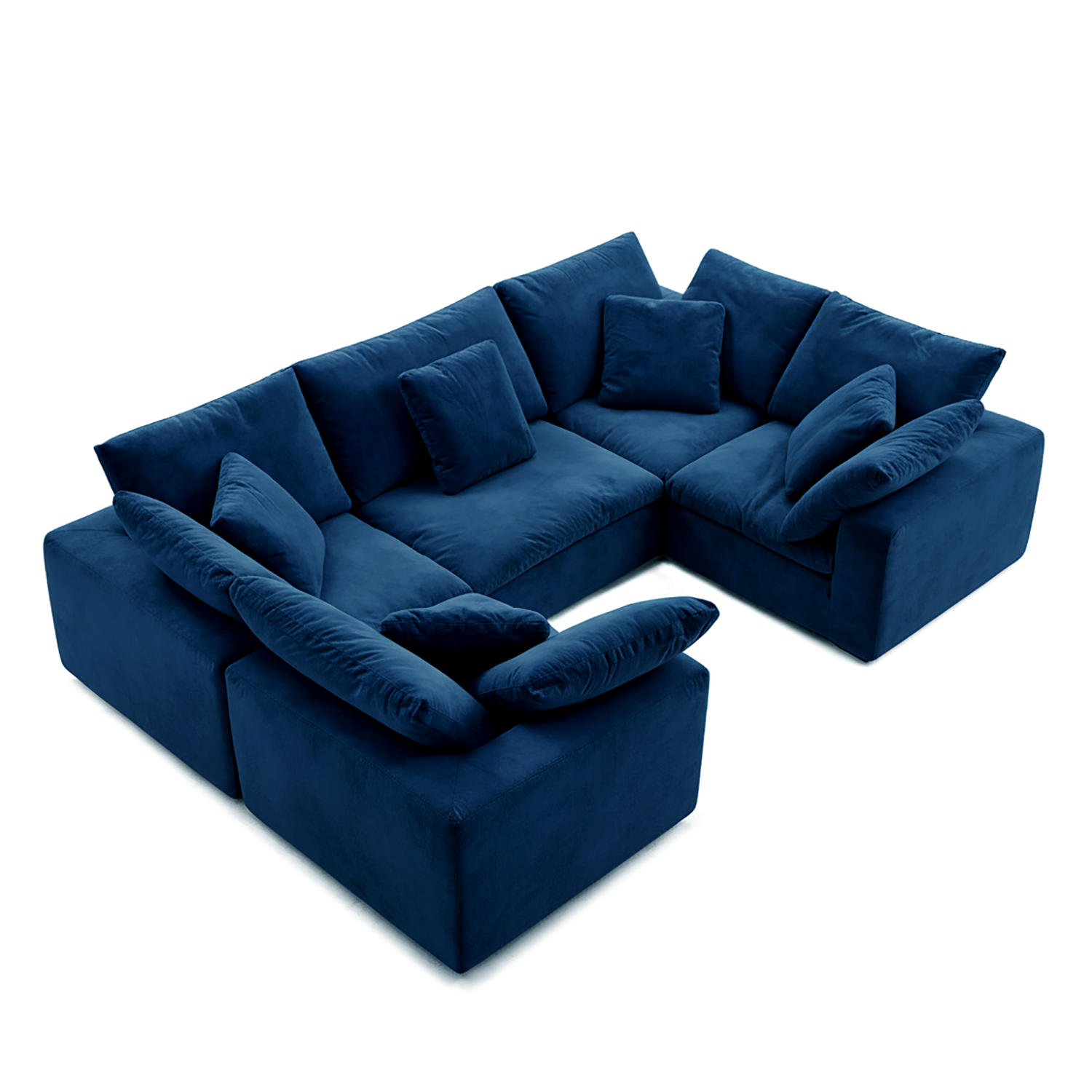 Malibu Cloud U Closed Sectional