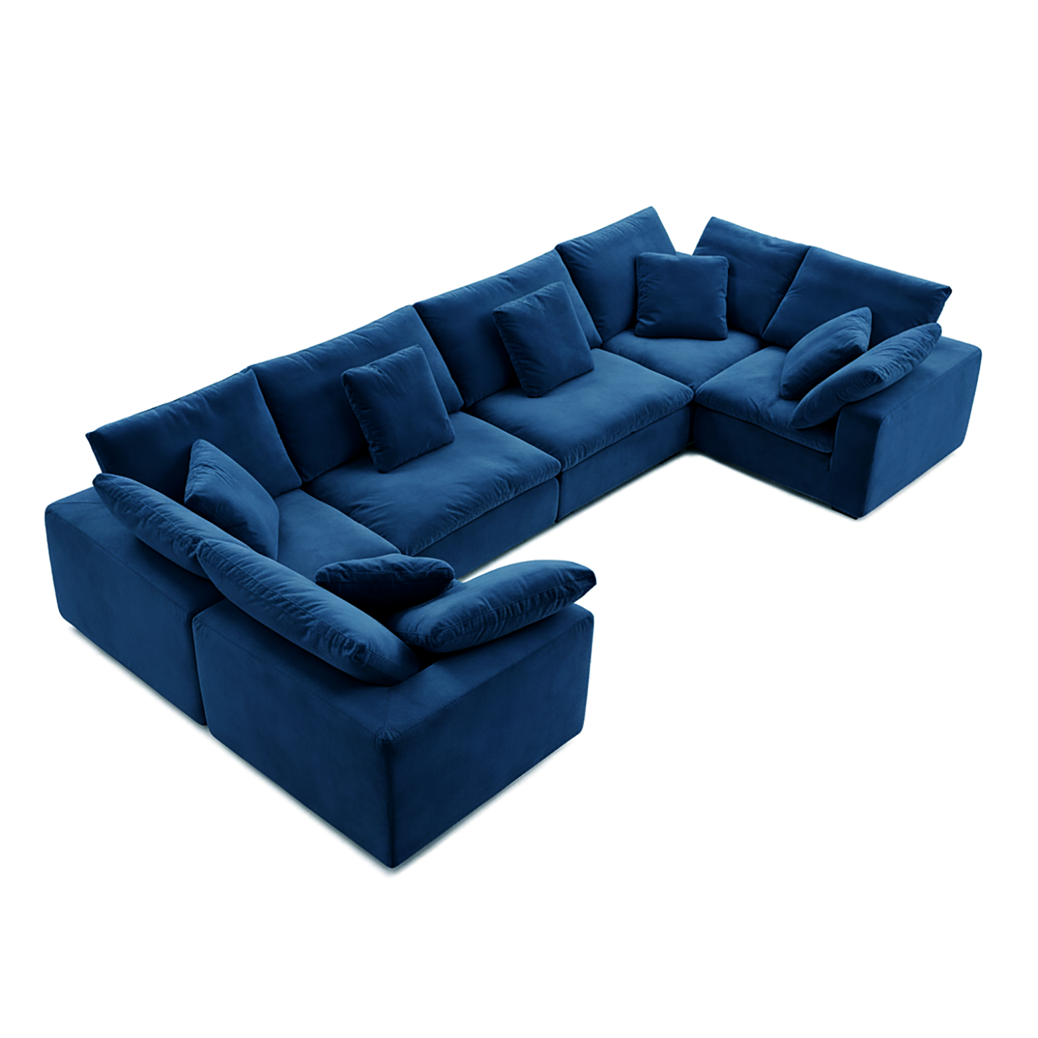 Malibu Cloud U Closed Sectional