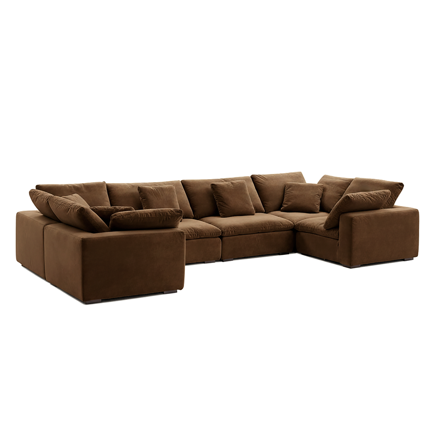 Malibu Cloud U Closed Sectional