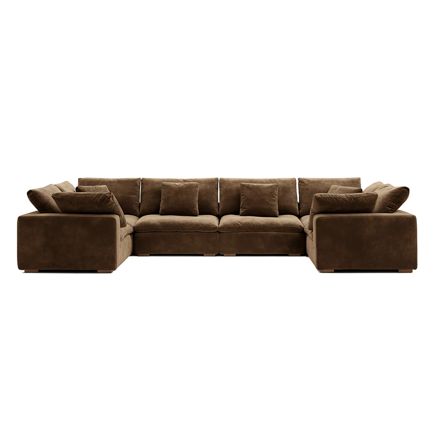 Malibu Cloud U Closed Sectional