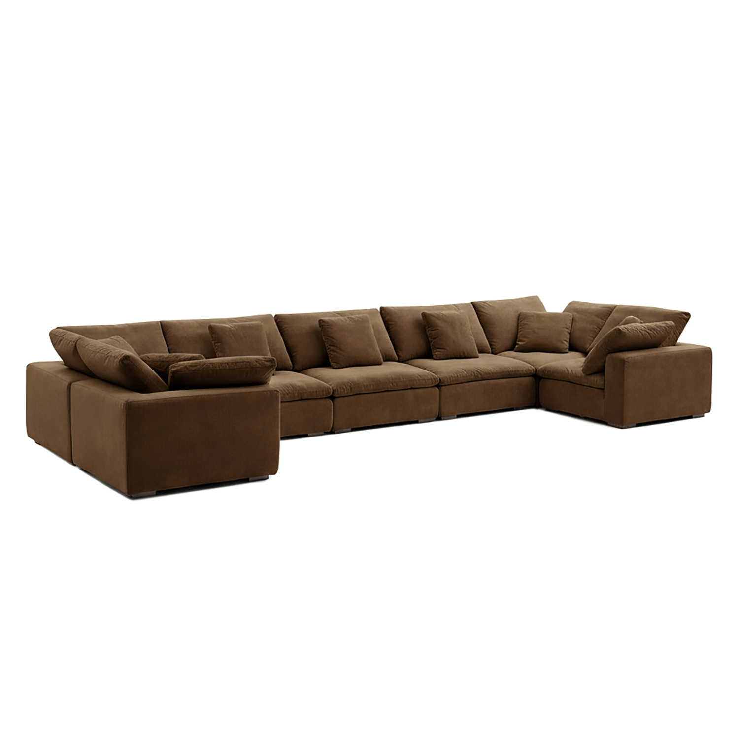 Malibu Cloud U Closed Sectional