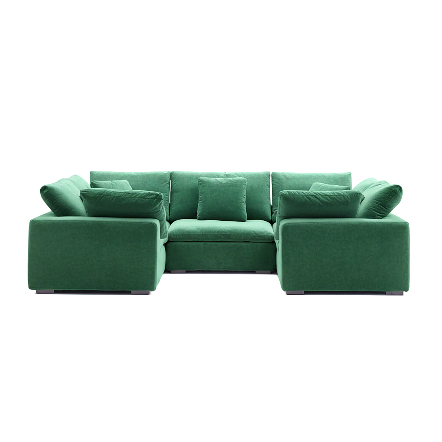 Malibu Cloud U Closed Sectional