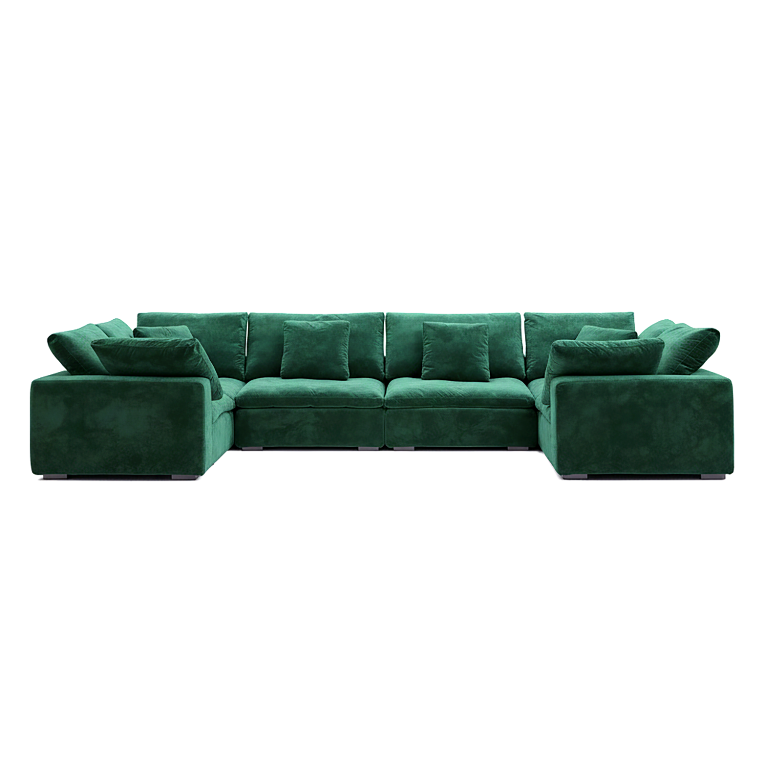 Malibu Cloud U Closed Sectional