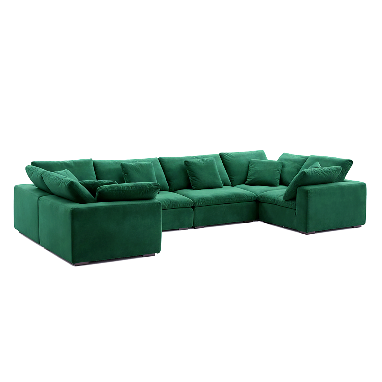 Malibu Cloud U Closed Sectional