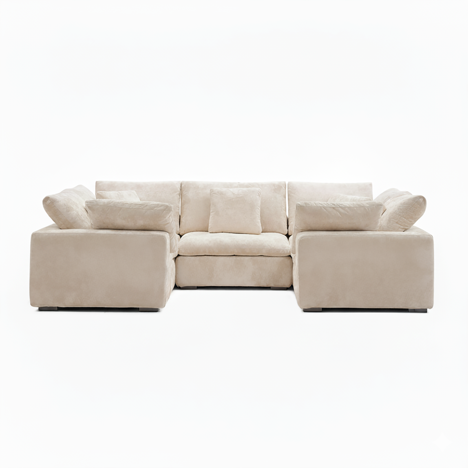 Malibu Cloud U Closed Sectional