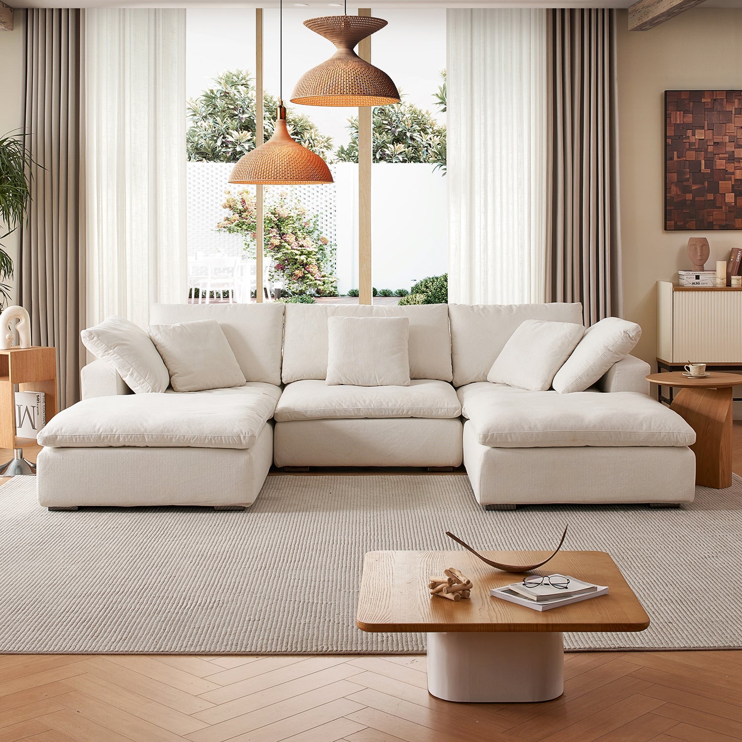 Malibu Cloud U Sectional