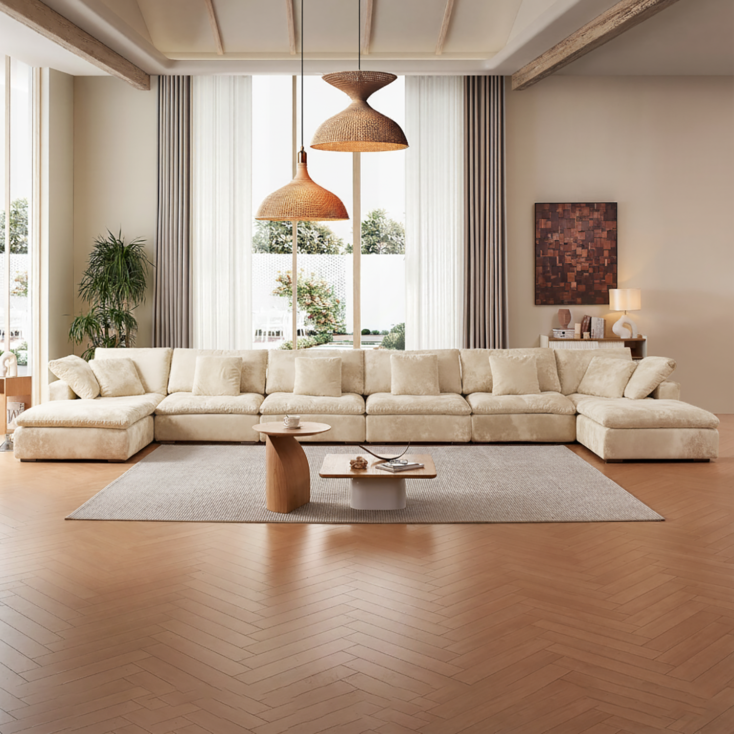 Malibu Cloud U Sectional