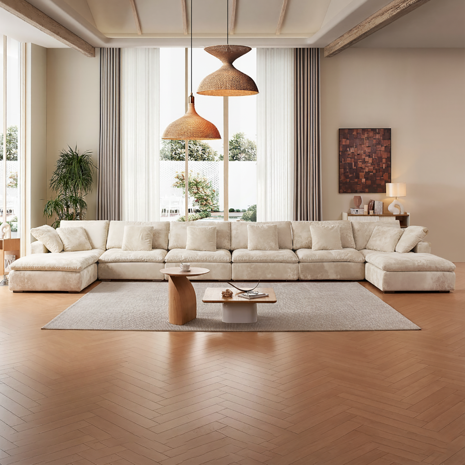 Malibu Cloud U Sectional