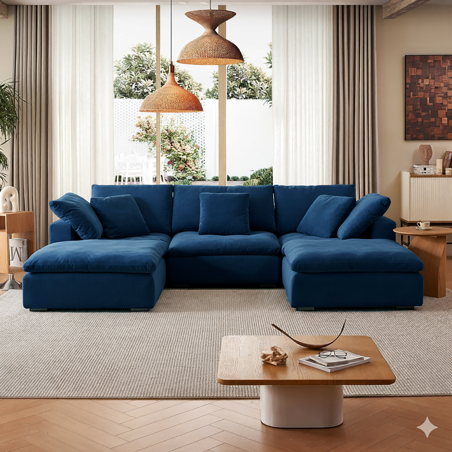 Malibu Cloud U Sectional