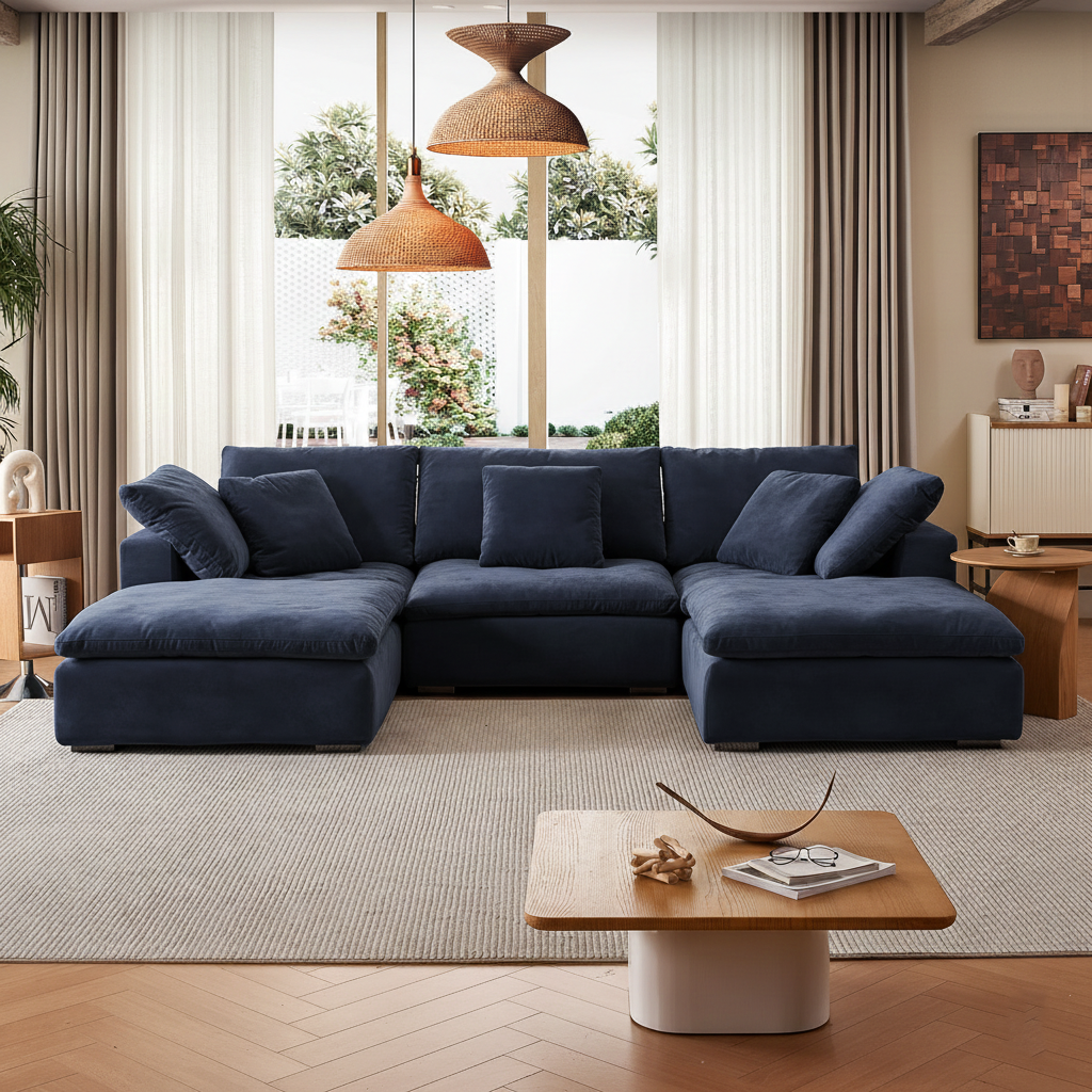 Malibu Cloud U Sectional