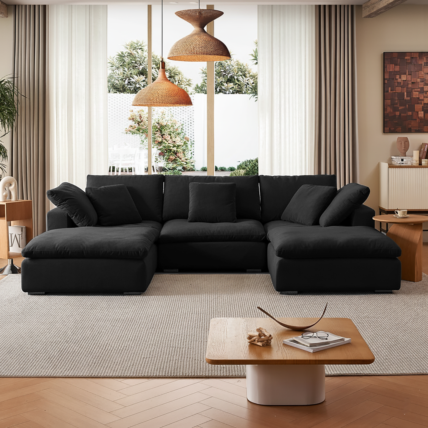 Malibu Cloud U Sectional