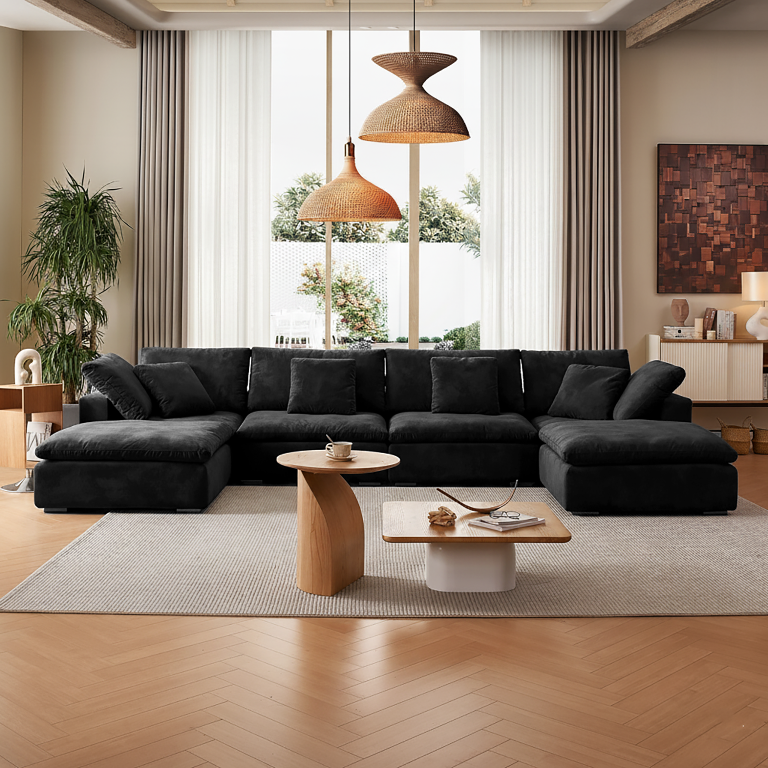Malibu Cloud U Sectional