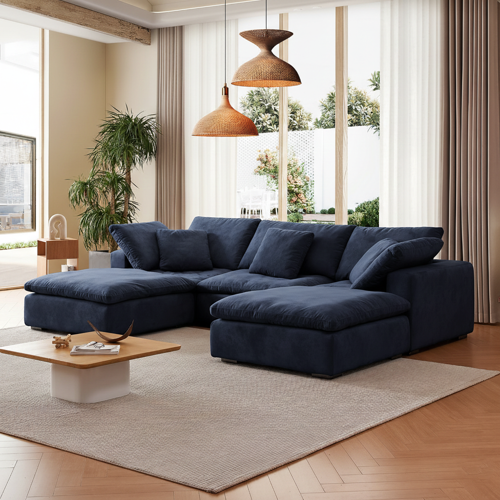 Malibu Cloud U Sectional
