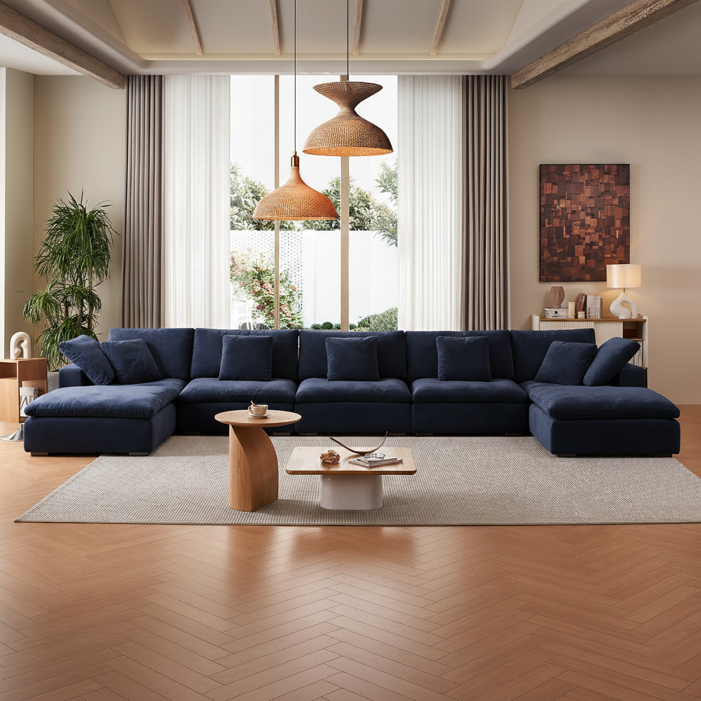 Malibu Cloud U Sectional