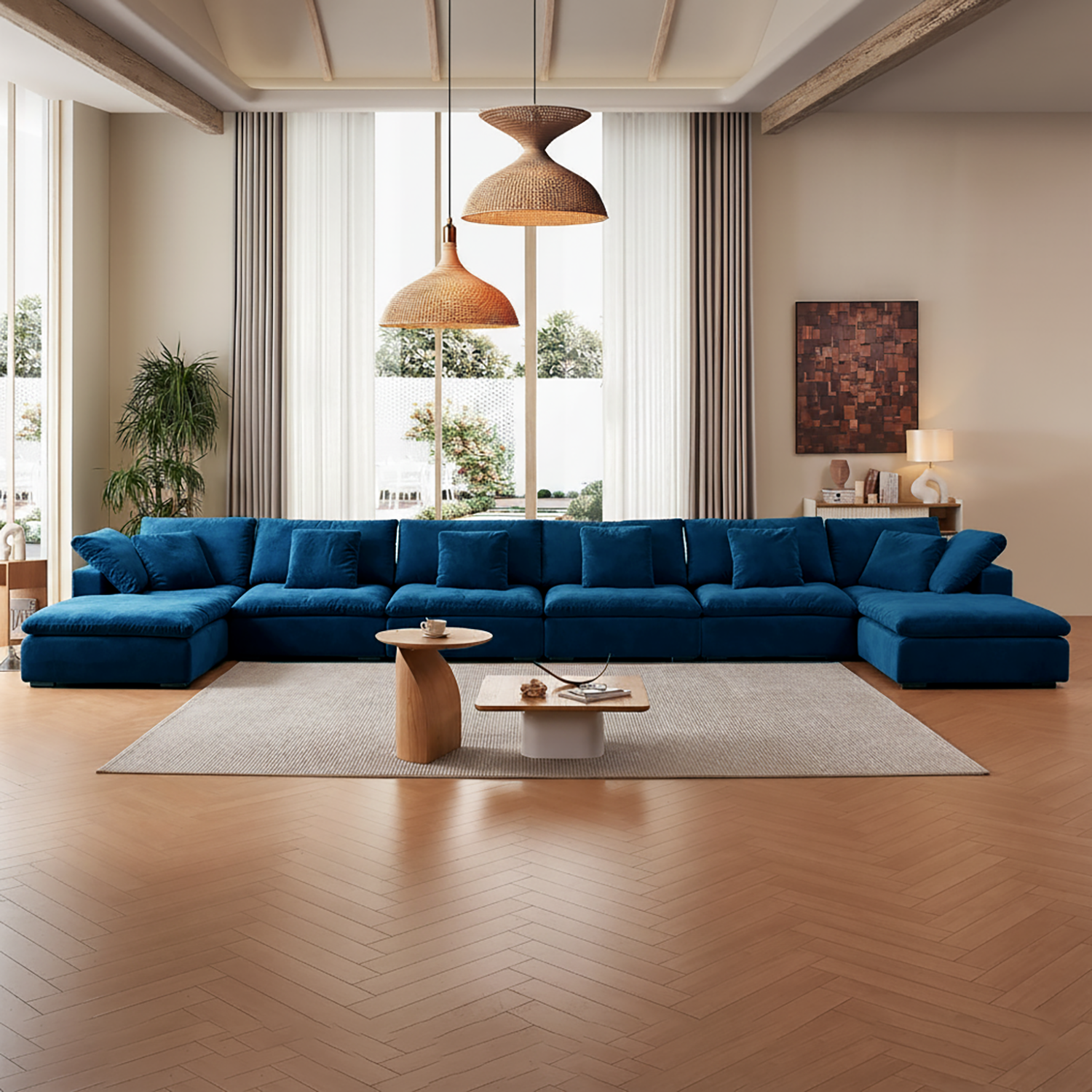 Malibu Cloud U Sectional