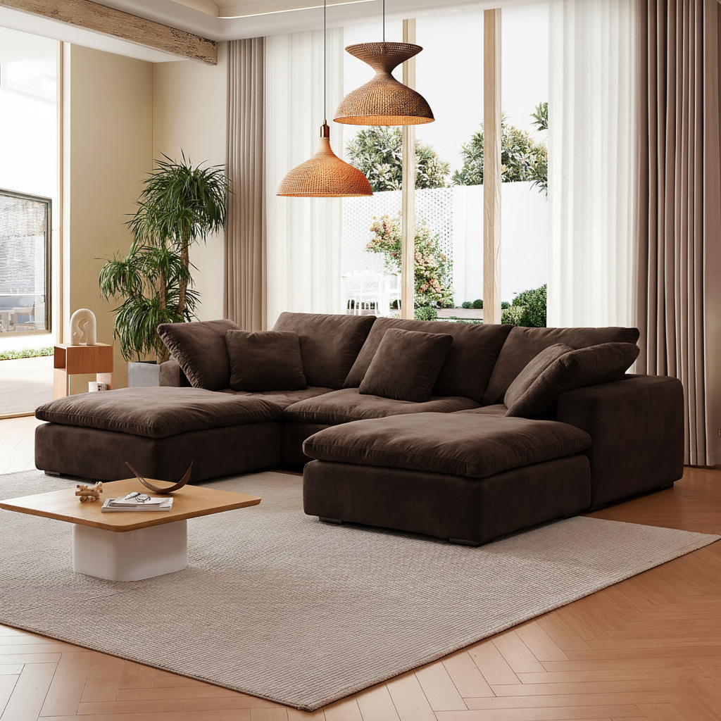 Malibu Cloud U Sectional