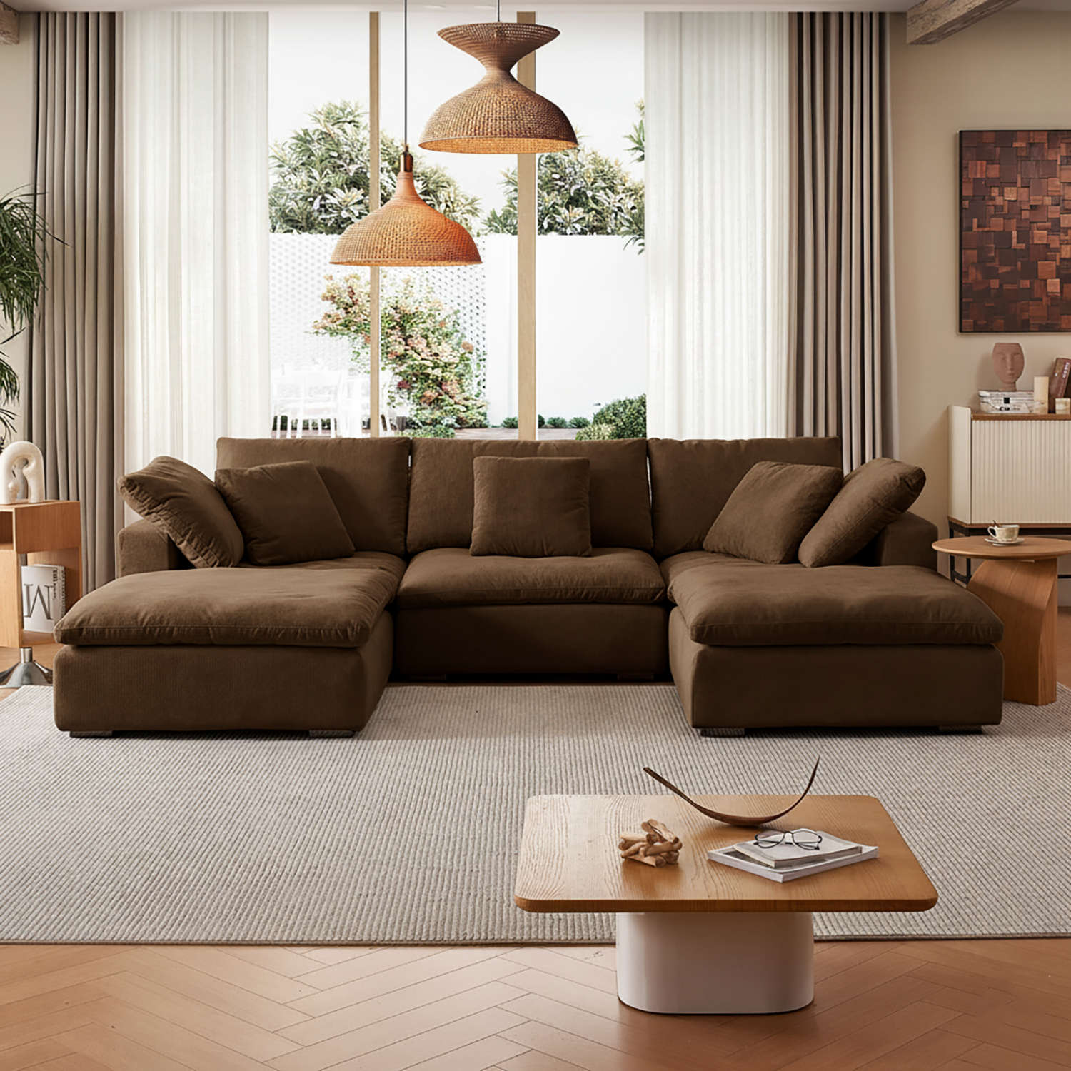 Malibu Cloud U Sectional