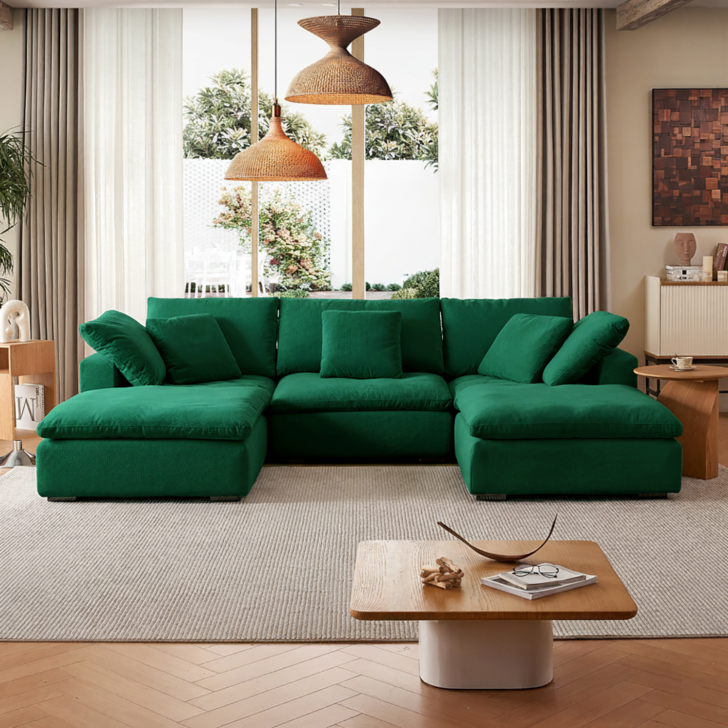 Malibu Cloud U Sectional