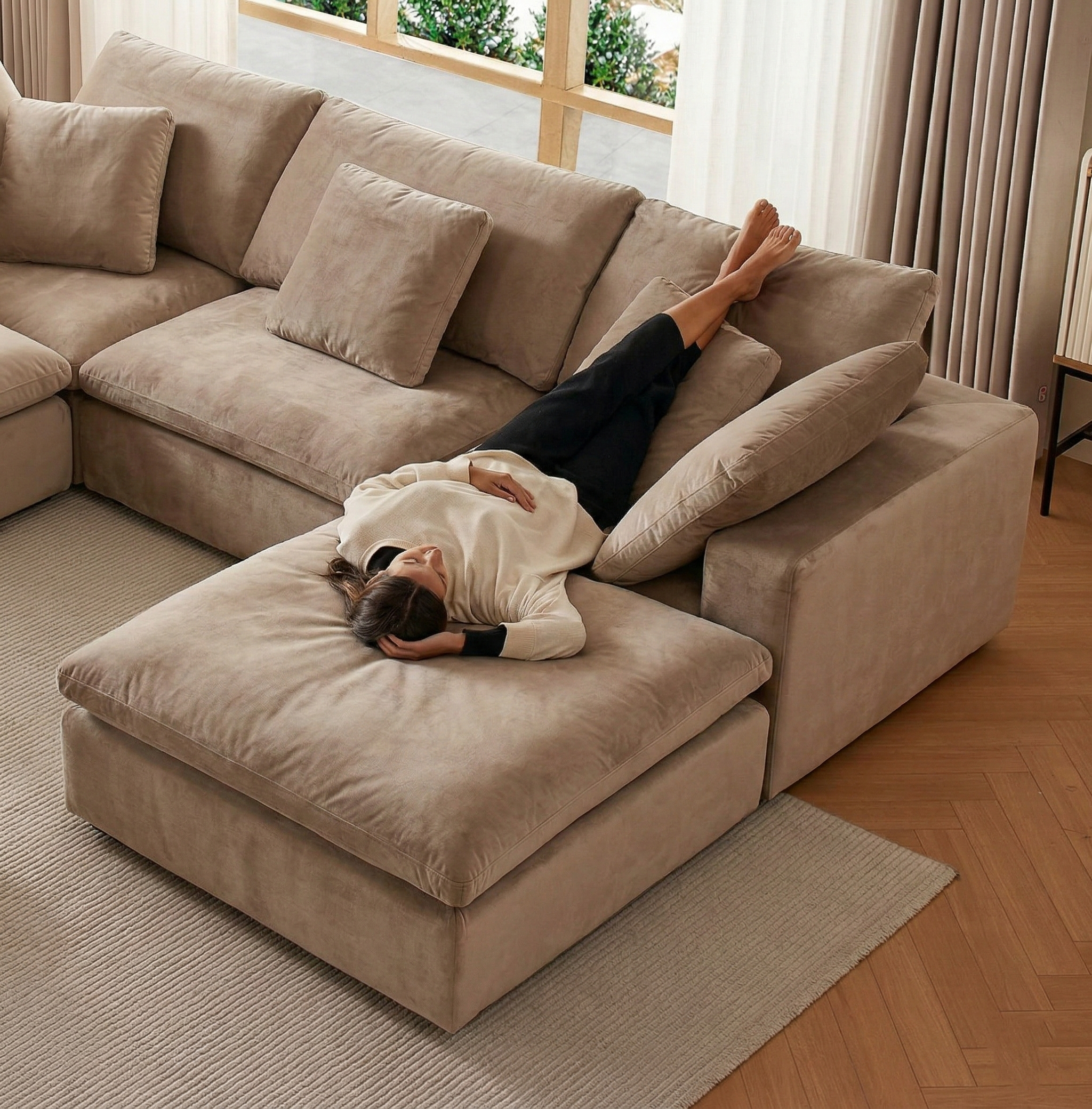 Malibu Cloud U Sectional