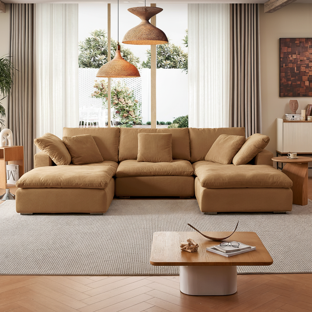 Malibu Cloud U Sectional