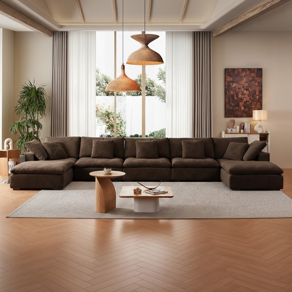 Malibu Cloud U Sectional