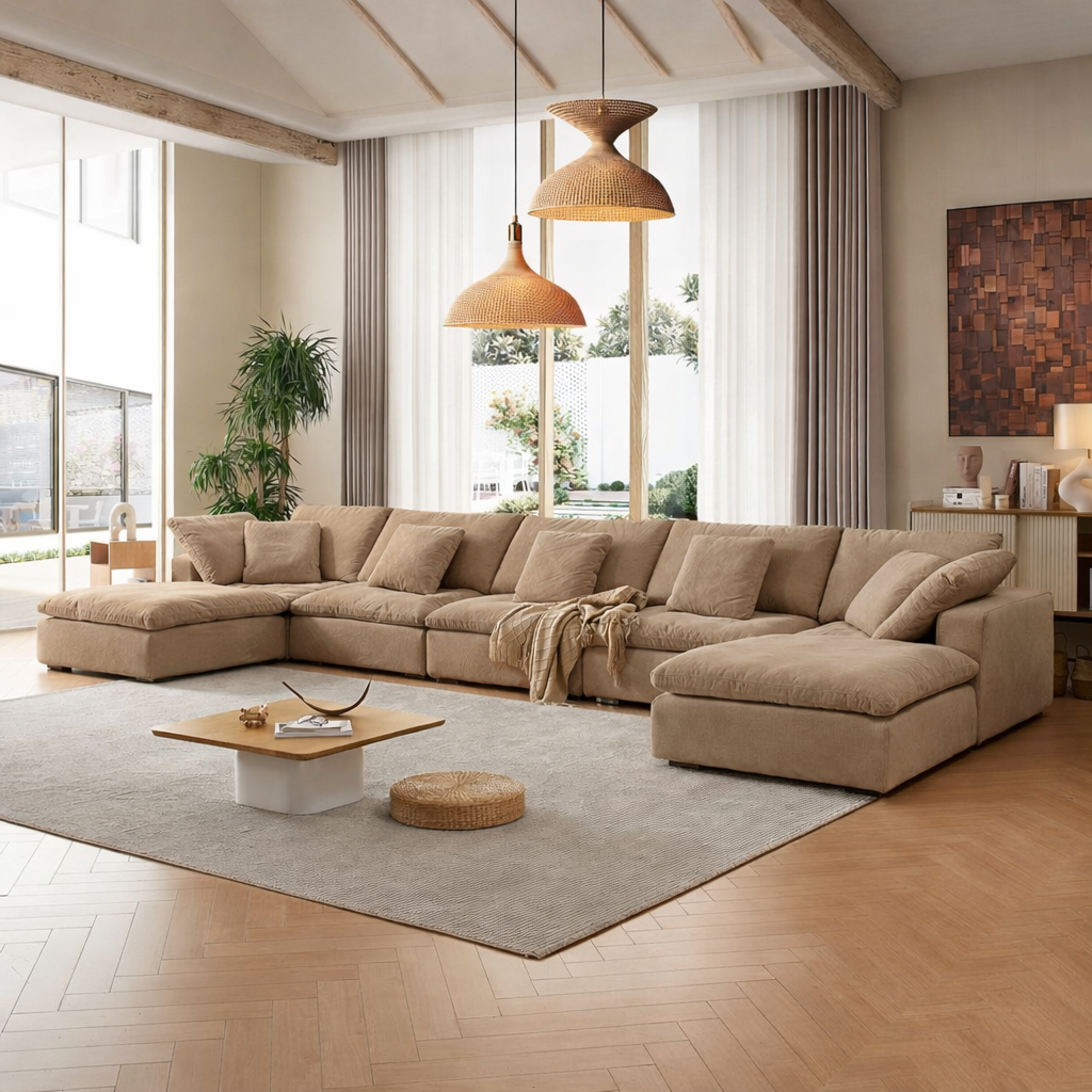 Malibu Cloud U Sectional