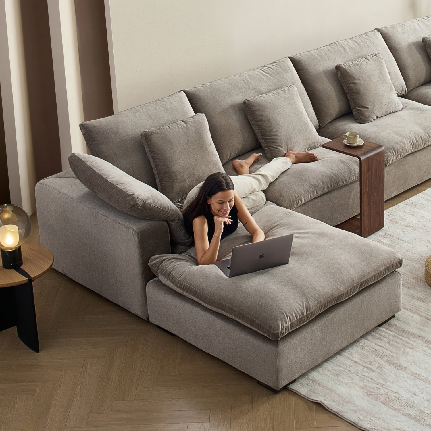 Malibu Cloud U Sectional
