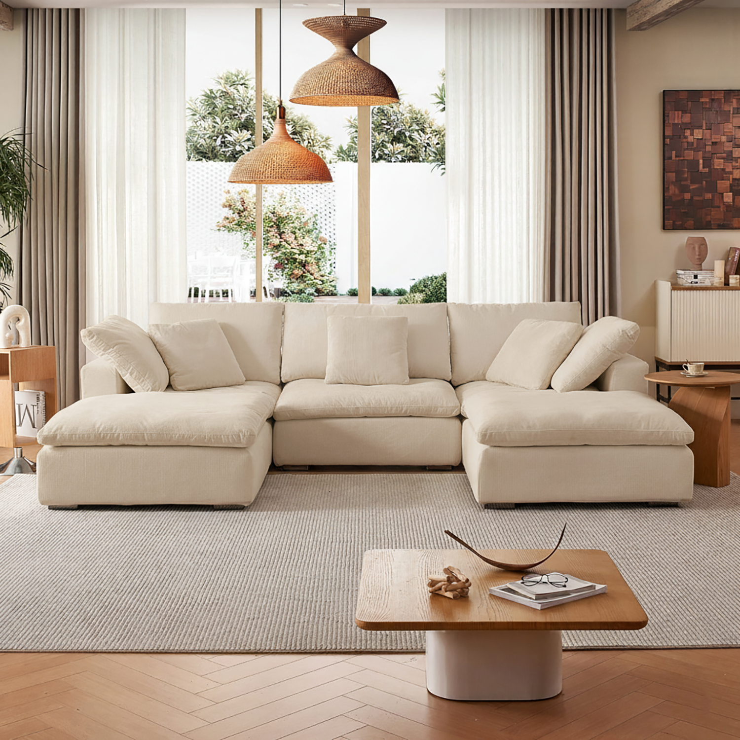 Malibu Cloud U Sectional