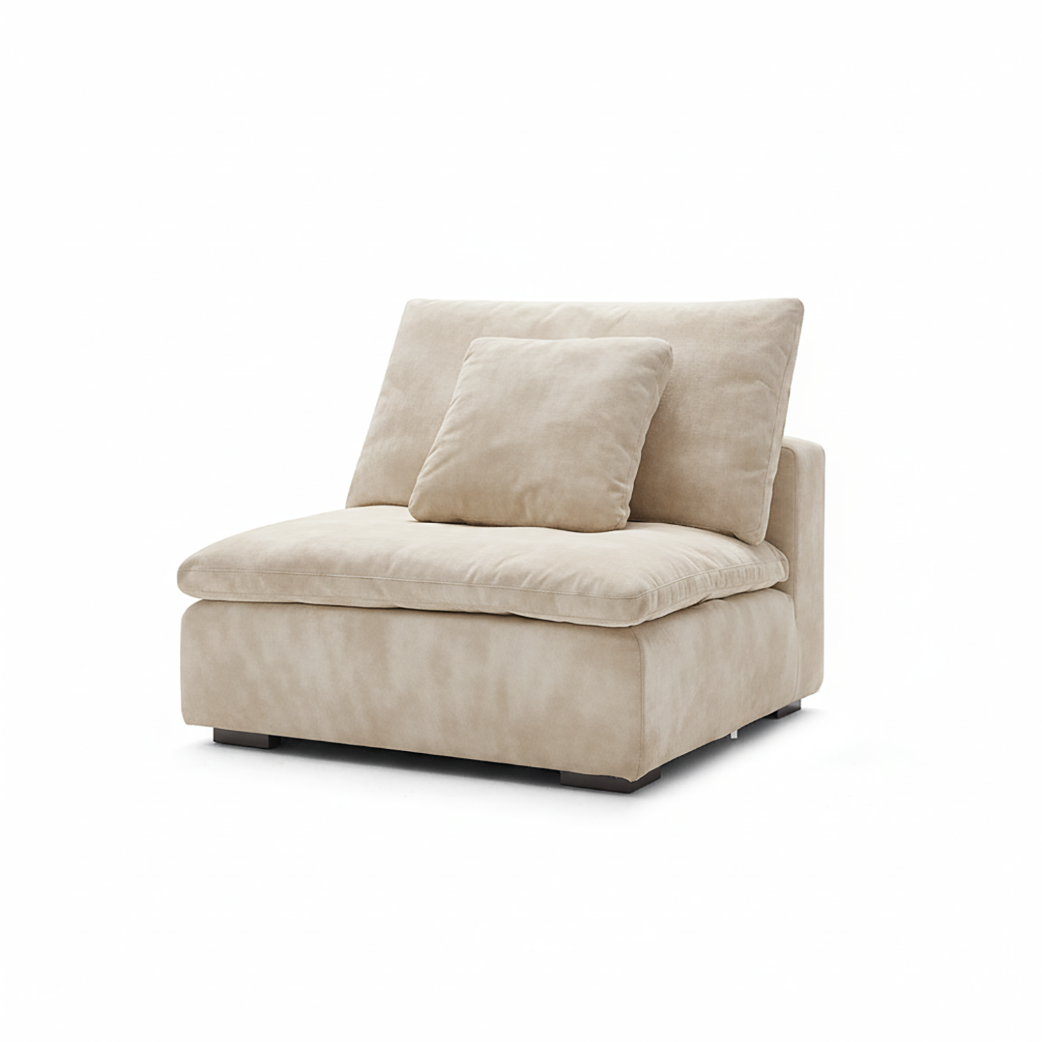 Malibu Cloud Couch Armless Modular Seat
