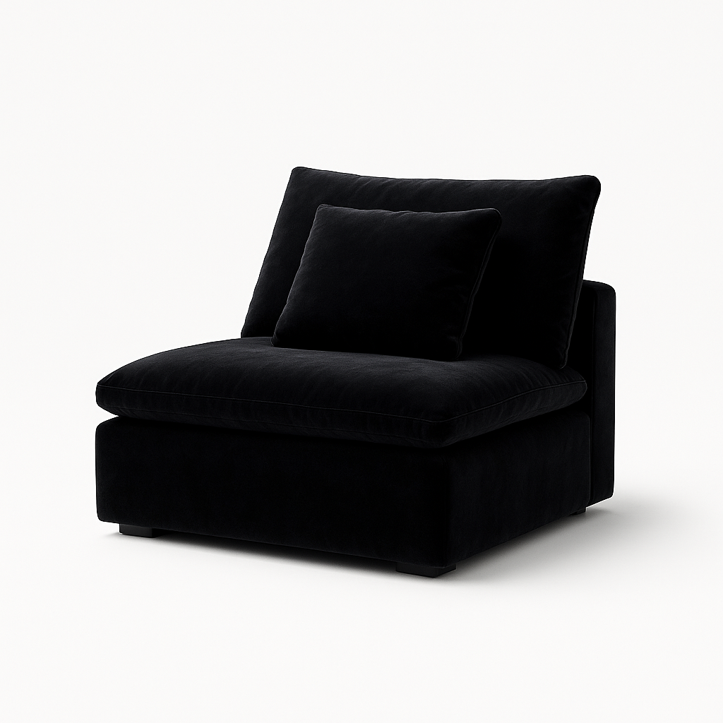 Malibu Cloud Couch Armless Modular Seat